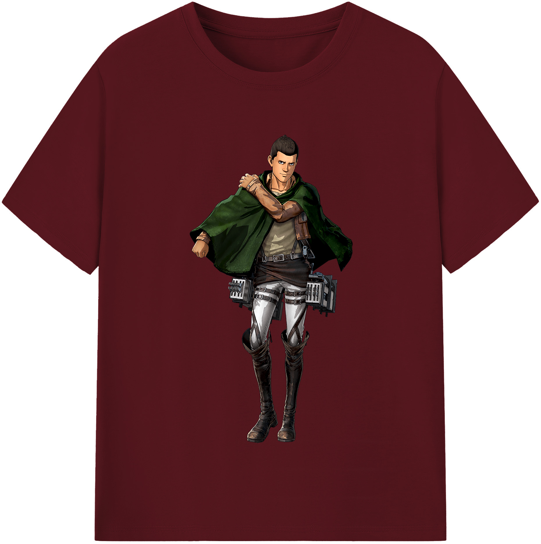 （画像用） 進撃の巨人 Attack on Titan 綿100％半袖Tシャツ（フロントプリント）
